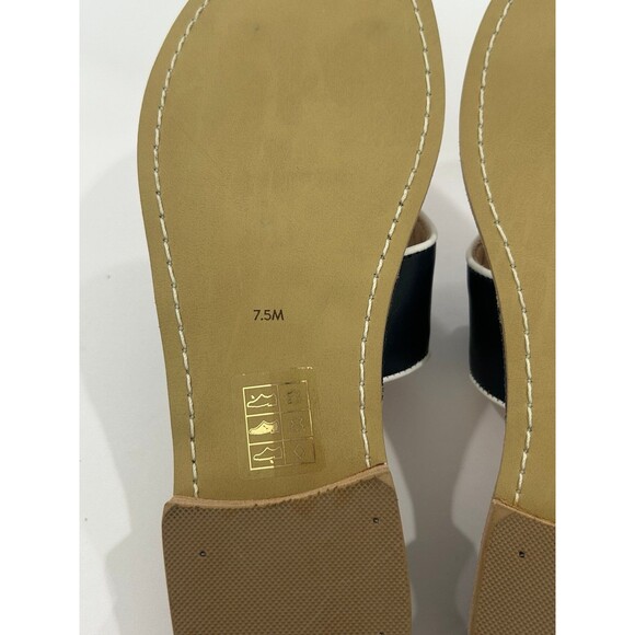 Jack Rogers Thong Sandals Women’s Size 7.5 Color Navy Blue White Giselle Bow - Picture 10 of 10